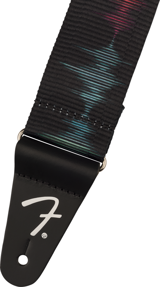 Courroie rétro à motifs d’ondes sonores