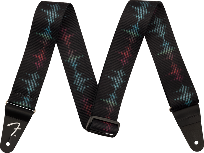 Courroie rétro à motifs d’ondes sonores