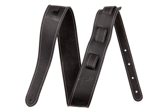 Courroie Fender Monogram en cuir - noir
