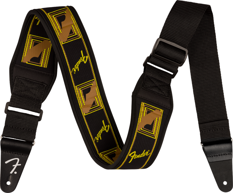 Load image into gallery viewer, Courroie 2.5&quot;- SWELL NEOPRENE MONO STRAP- Noir/Jaune/Brun
