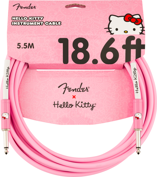 Câble d’instrument Rose Fender® x Hello Kitty® 18.6'