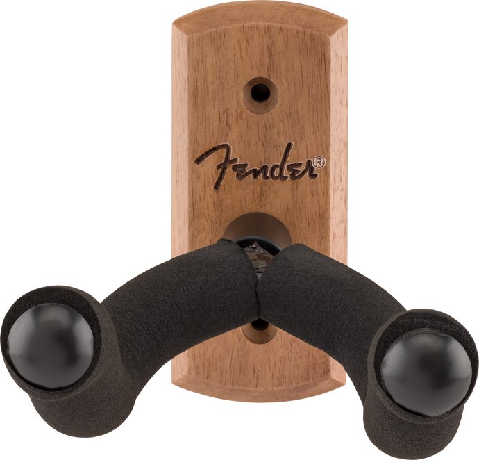 Support mural Fender pour guitare/basse, noyer