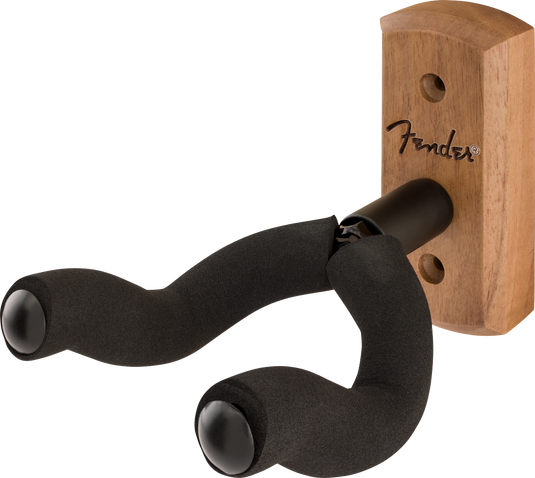 Support mural Fender pour guitare/basse, noyer