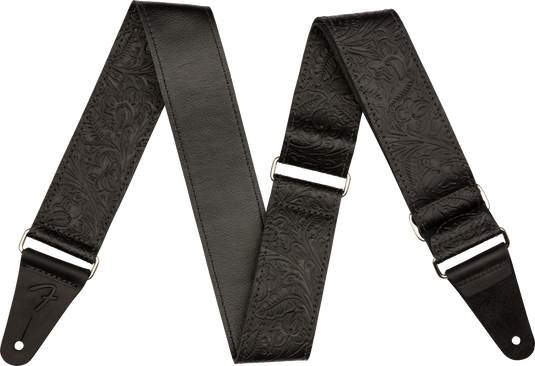 Courroie 2’’ en cuir usiné- Noir