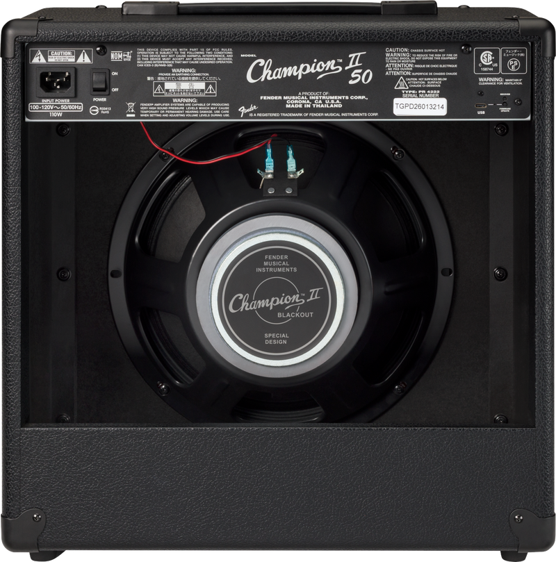 Load image into gallery viewer, Amplificateur de guitare Champion II 50 Blackout
