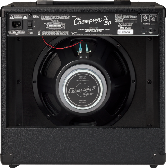 Amplificateur de guitare Champion II 50 Blackout