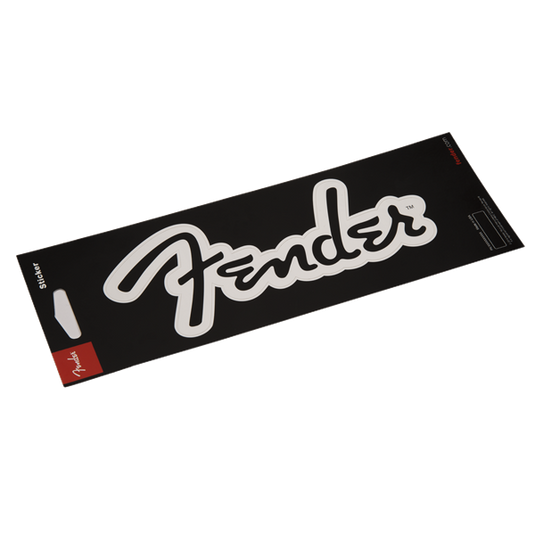 Autocollant avec Logo FENDER™ -Blanc Mat