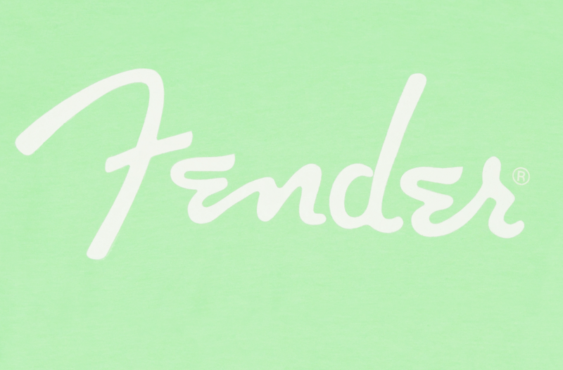 Load image into gallery viewer, Chandail à manches courtes T-Shirt avec logo Fender-S- Surf Green
