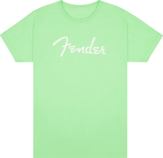 Chandail à manches courtes T-Shirt avec logo Fender-L- Surf Green