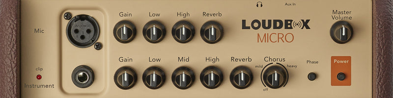 Chargez l&#39;image dans la visionneuse de la galerie, LOUDBOXMICRO, amplificateur pour instrument acoustique de 40 watts avec effets
