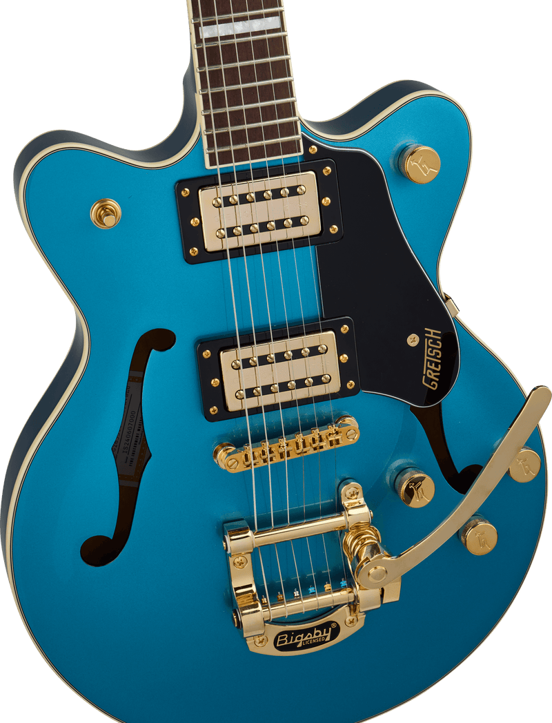 Load image into gallery viewer, Guitare électrique, G2655TG STREAMLINER™ CENTER BLOCK JR. DOUBLE-CUT AVEC BIGSBY® LTD Touche en laurier, Riviera Blue
