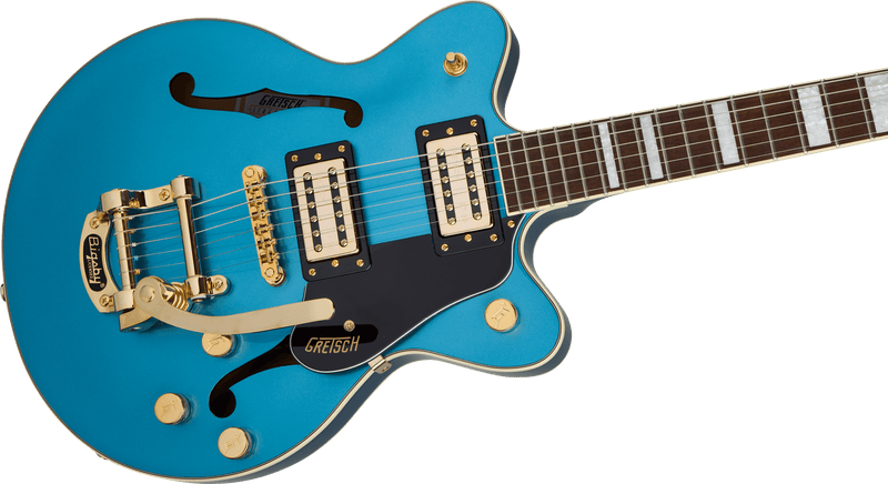 Load image into gallery viewer, Guitare électrique, G2655TG STREAMLINER™ CENTER BLOCK JR. DOUBLE-CUT AVEC BIGSBY® LTD Touche en laurier, Riviera Blue
