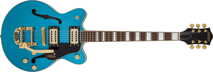 Guitare électrique, G2655TG STREAMLINER™ CENTER BLOCK JR. DOUBLE-CUT AVEC BIGSBY® LTD Touche en laurier, Riviera Blue