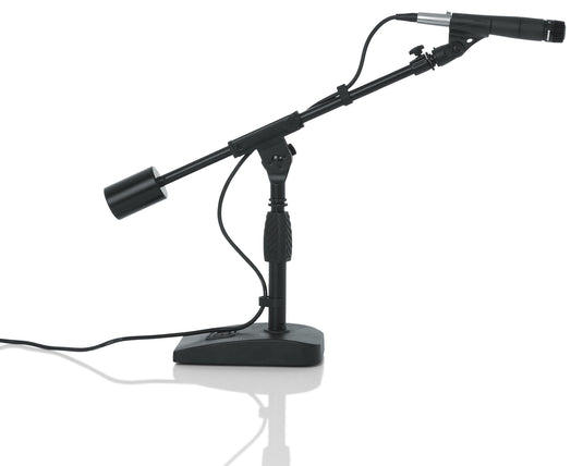 Pied de micro télescopique pour bureau et grosse caisse