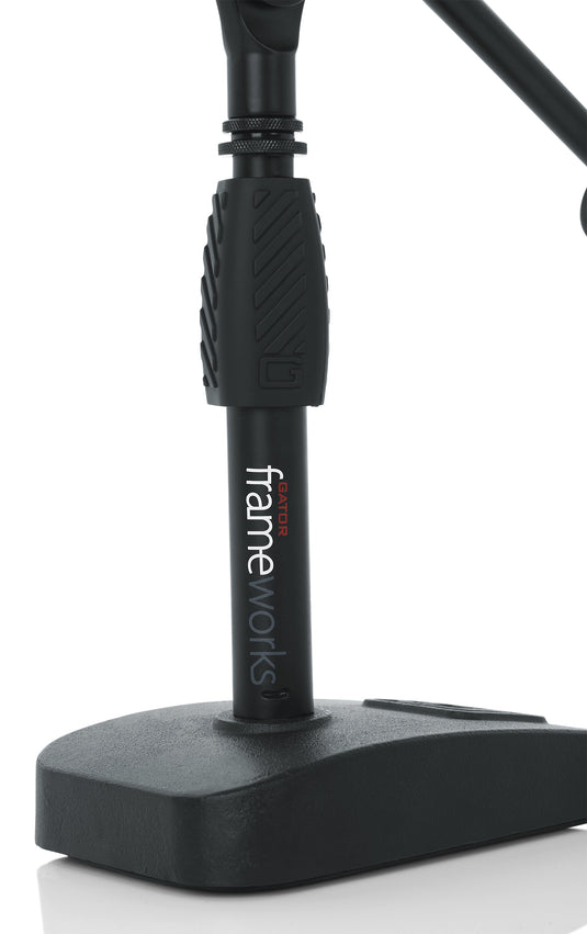 Pied de micro télescopique pour bureau et grosse caisse
