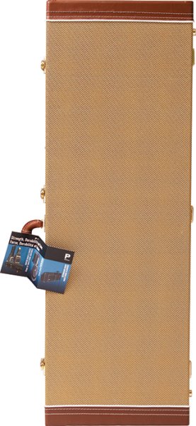Étui rigide rectangulaire en tweed pour guitare électrique