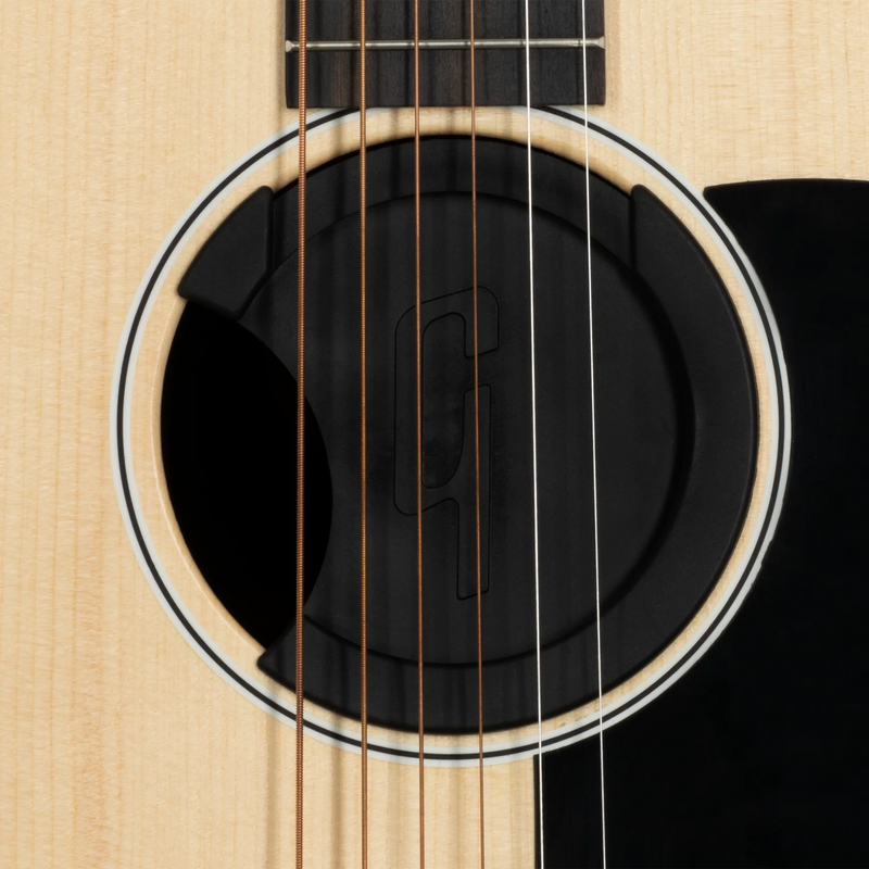 Load image into gallery viewer, Couvercle pour rosace de guitare acoustique avec accès aux réglages du micro
