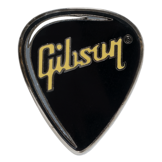 Épinglette en forme de plectre de guitare Gibson