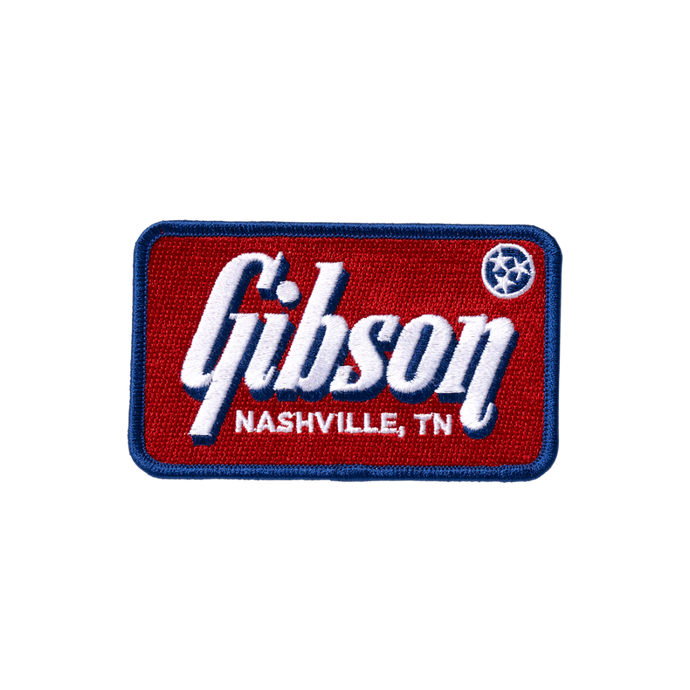 Écusson thermocollant Gibson Nashville, TN (4 pouces)