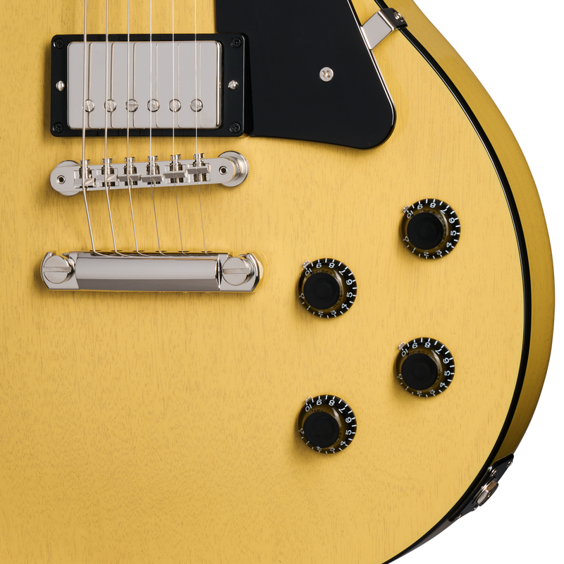 Chargez l&#39;image dans la visionneuse de la galerie, Gibson Les Paul Standard 50s  Mahogany Top - Core TV yellow, avec étui rigide
