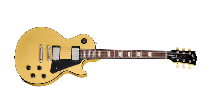 Gibson Les Paul Standard 50s  Mahogany Top - Core TV yellow, avec étui rigide