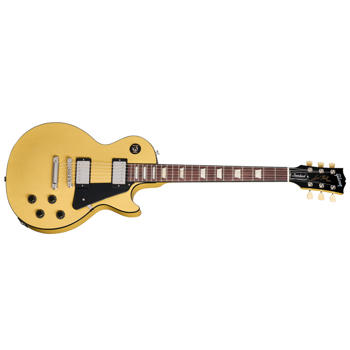 Gibson Les Paul Standard 50s  Mahogany Top - Core TV yellow, avec étui rigide