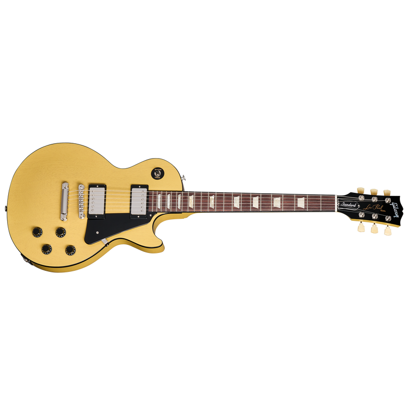 Chargez l&#39;image dans la visionneuse de la galerie, Gibson Les Paul Standard 50s  Mahogany Top - Core TV yellow, avec étui rigide
