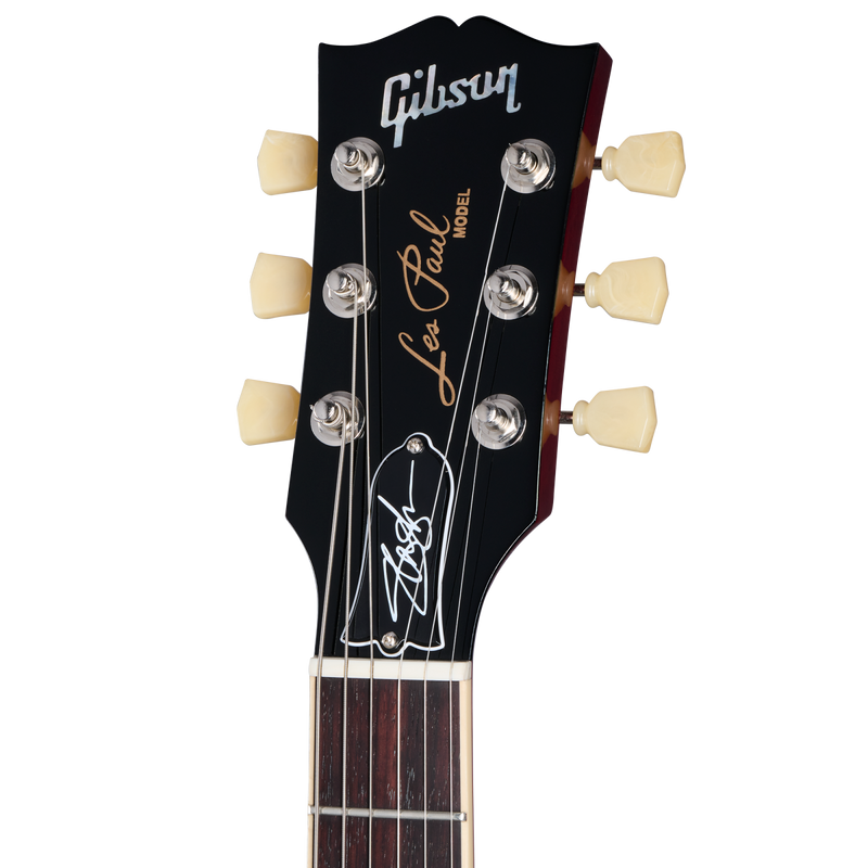 Load image into gallery viewer, Slash &quot;Jessica&quot; Les Paul Standard, &quot;Honey Burst&quot; dos rouge avec étui rigide

