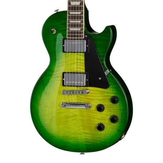 Guitare Gibson USA Les Paul Session- Iguana Burst avec étui souple