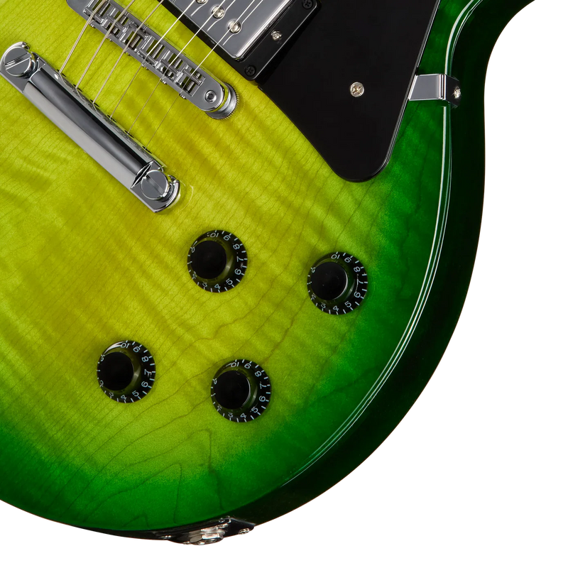 Chargez l'image dans la visionneuse de la galerie, Guitare Gibson USA Les Paul Session- Iguana Burst avec étui souple
