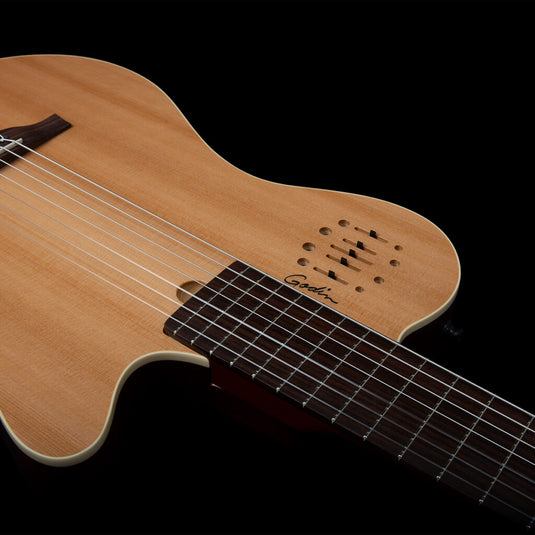 Guitare classique 7 cordes Multiac Nylon Encore 7 fini Naturel