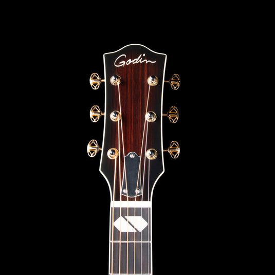 Guitare acoustique, Connaisseur MJ Satina RW, Mini-Jumbo-Noire (avec étui rigide)
