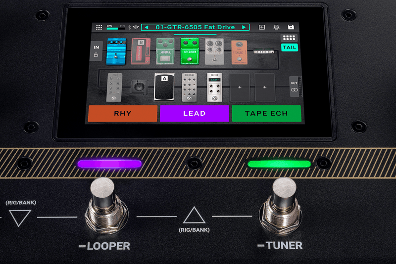 Load image into gallery viewer, Modélisateur multi-effets/ampli compact avec écran tactile 4&quot; et Wi-Fi/Bluetooth HEAD RUSH FLEX
