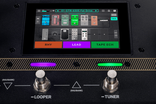 Modélisateur multi-effets/ampli compact avec écran tactile 4" et Wi-Fi/Bluetooth HEAD RUSH FLEX