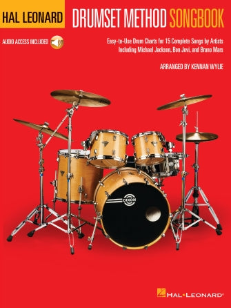 Livre complément à "Hal Leonard Drumset Method" contenant 15 chansons