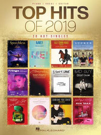 Collection of the 20 best songs of the year arranged for piano, guitar, and voice