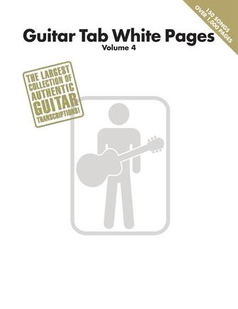 Recueil de 150 chansons écrites en tablature "White Pages Volume 4"