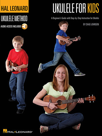 Livre pour l'apprentissage du ukulélé adapté pour les enfants "Ukulele for Kids"