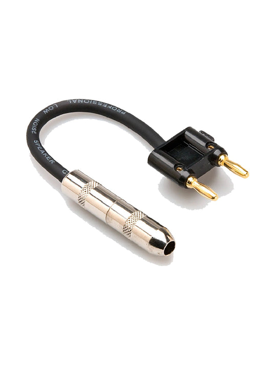 adaptateur de câble de haut-parleur double banane vers jack 6,35 mm