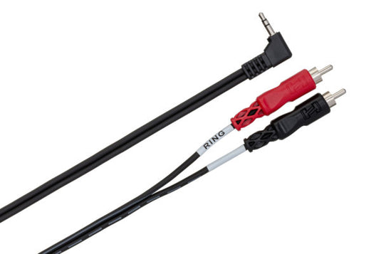 câble 1/8 stereo à (2x) rca mâle de 3pieds