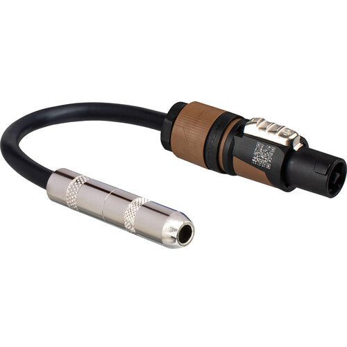 Adaptateur pour enceinte (TS 1/4 vers speakON)de 6 pouces