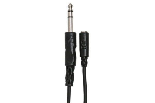 Load image into gallery viewer, Câble adaptateur pour écouteur 1/4 mâle à 1/8 femelle de 25 pieds
