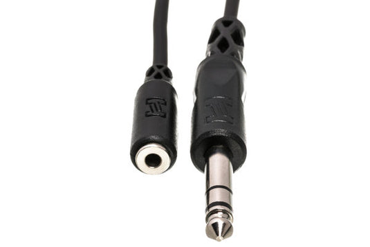 Câble adaptateur pour écouteur 1/4 mâle à 1/8 femelle de 25 pieds