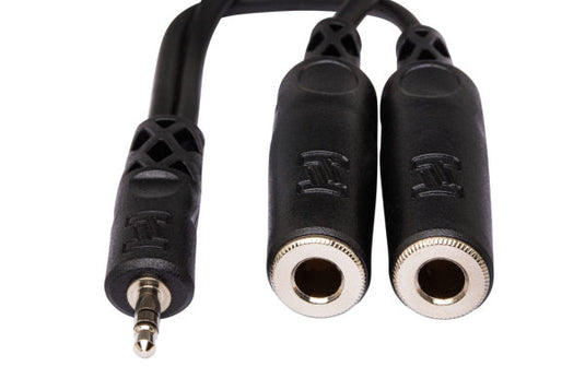 Adapteur jack 3,5 mm TRS vers double jack 6,35 mm TRSF
