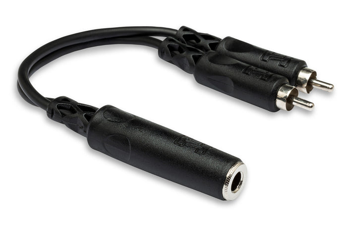Adapteur jack 6,35 mm (TSF) vers double RCA