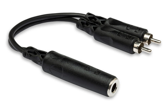 Adapteur jack 6,35 mm (TSF) vers double RCA