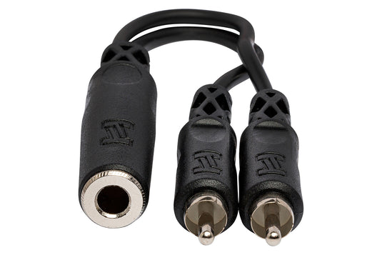Adapteur jack 6,35 mm (TSF) vers double RCA