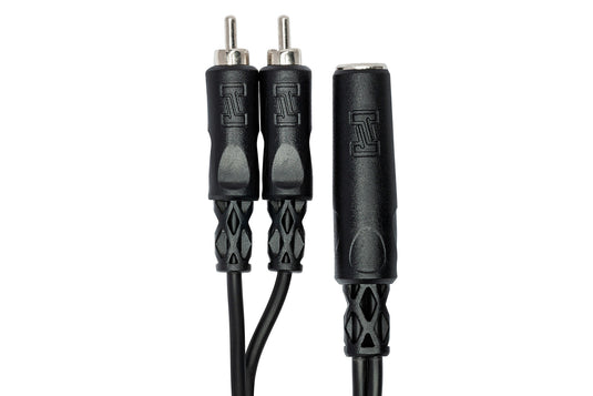 Adapteur jack 6,35 mm (TSF) vers double RCA