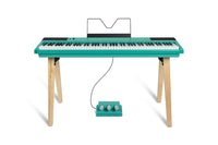 Piano numérique contemporain 88 touches pour la maison avec support en bois