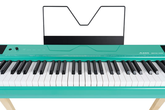 Piano numérique contemporain 88 touches pour la maison avec support en bois